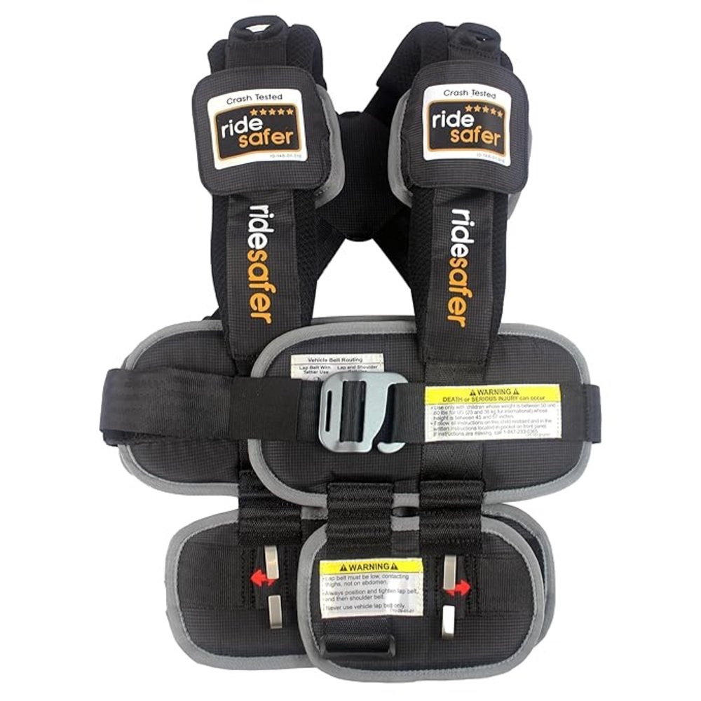 Ride Safer Delight Travel Vest w/Backpack- Wearable,Lightweight,Compact Car Seat